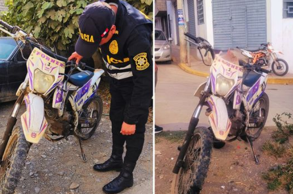 POLICÍA NACIONAL RECUPERA MOTOCICLETA ROBADA EN ABANCAY